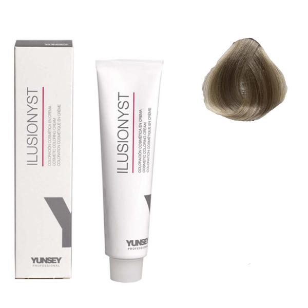 Vopsea permanenta pentru par ilusionyst nr. 9/11 blond extra deschis cenusiu intens yunsey, 60ml