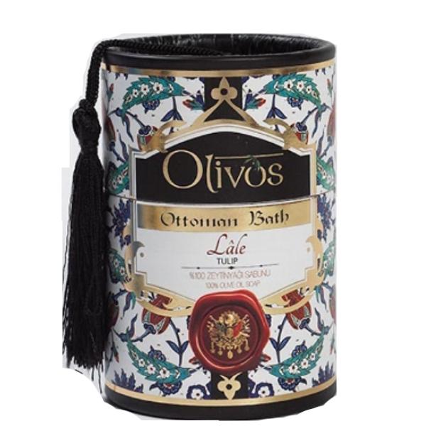 Sapun de Lux Otoman Tulip cu Ulei de Masline Extravirgin Olivos, 2 x100 g esteto.ro