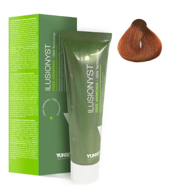 Vopsea Demi-permanenta Ilusionyst Nr. 7/40 – Rubio Medio Cobrizo Natural Yunsey Professional, 100ml esteto.ro imagine noua