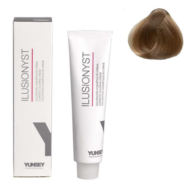 Vopsea Permanenta pentru Par Ilusionyst Nr. 9/93 Blond Extra Deschis Saten Auriu Yunsey, 60ml