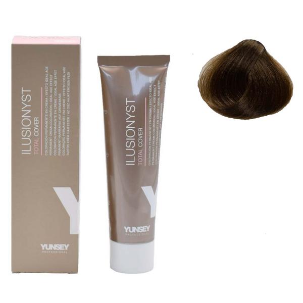 Vopsea Permanenta pentru Par Total Cover Ilusionyst Nr. 8/00 Blond Deschis Yunsey, 100ml