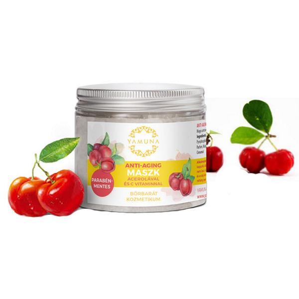 Masca Antirid cu Acerola si Vitamina C Yamuna, 80g