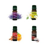 Set Ulei esential / parfumat, 4 bucati x 10 ml - Lavanda, Vanilie, Balsamic, Portocale & Scortisoare