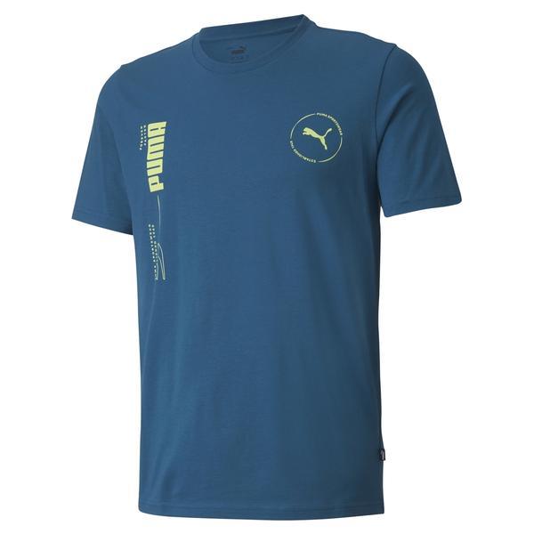 Tricou barbati puma depth 58451536, xs, albastru