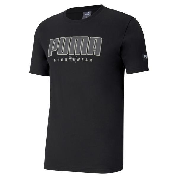 Tricou barbati puma athletics 58345001, s, negru