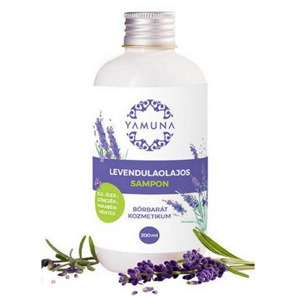 Sampon cu lavanda pentru par gras yamuna, 200ml
