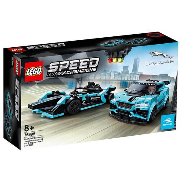 Lego speed champions - jaguar racing gen2   jaguar i-pace etrophy