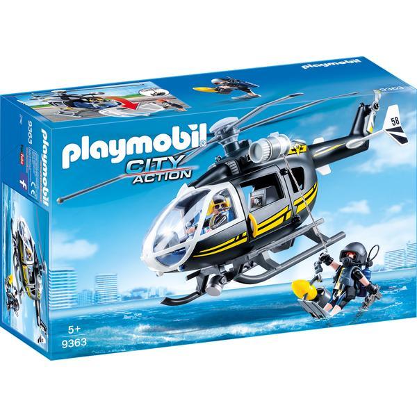 Playmobil city action - elicopterul echipei swat