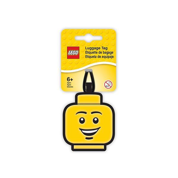 Eticheta bagaje cap minifigurina baiat lego