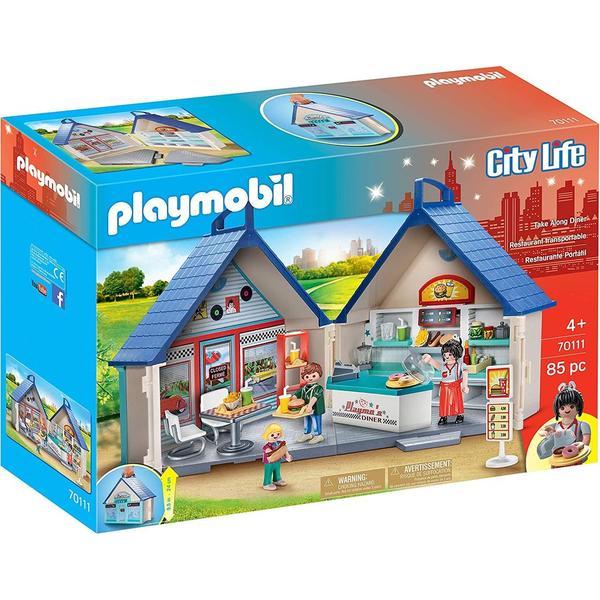 Playmobil city life set mobil restaurant