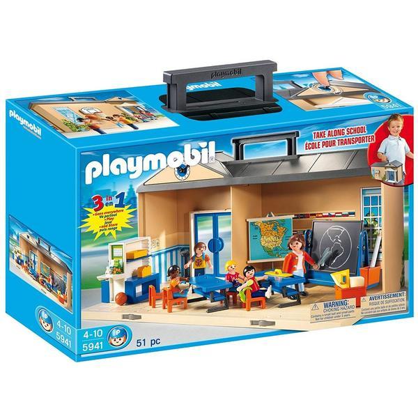 Playmobil city life set mobil scoala