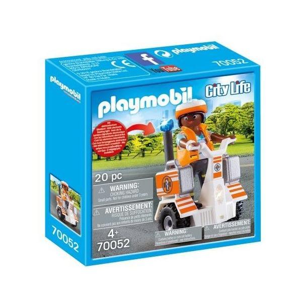 Playmobil City Life Medic cu masina de echilibru