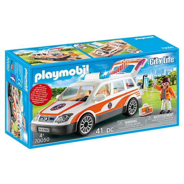 Playmobil City Life Masina de urgenta cu sirena