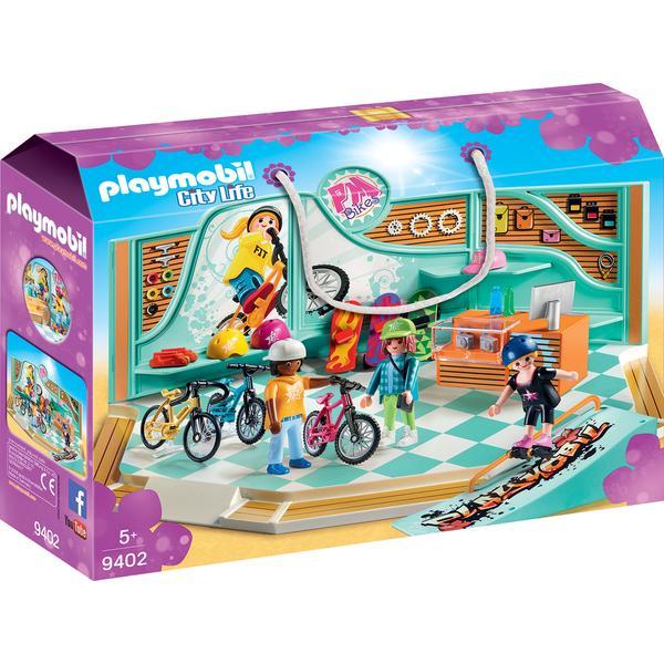Playmobil City Life Magazin de biciclete si skatebord