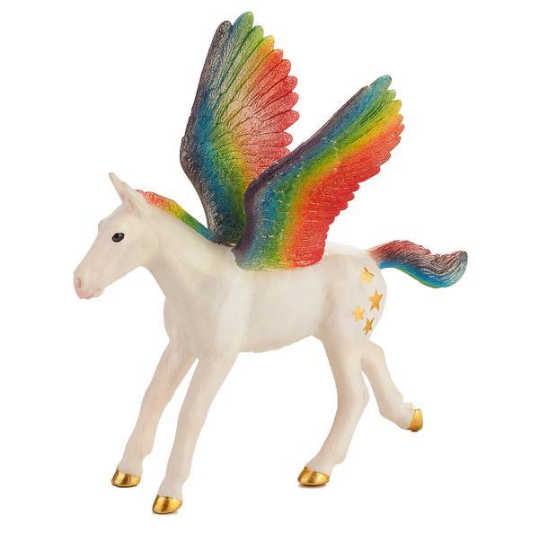 Figurina pegasus pui curcubeu mojo