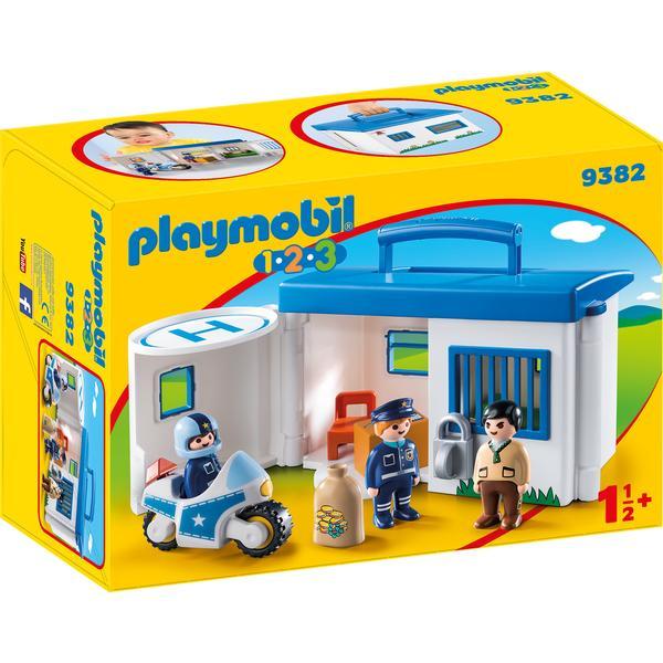 Playmobil 1.2.3 statie de politie mobila