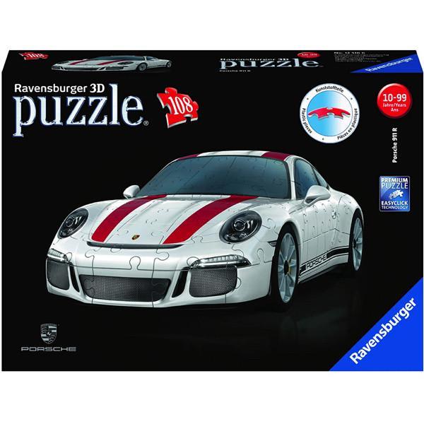Puzzle 3d porsche 911r 108 piese ravensburger