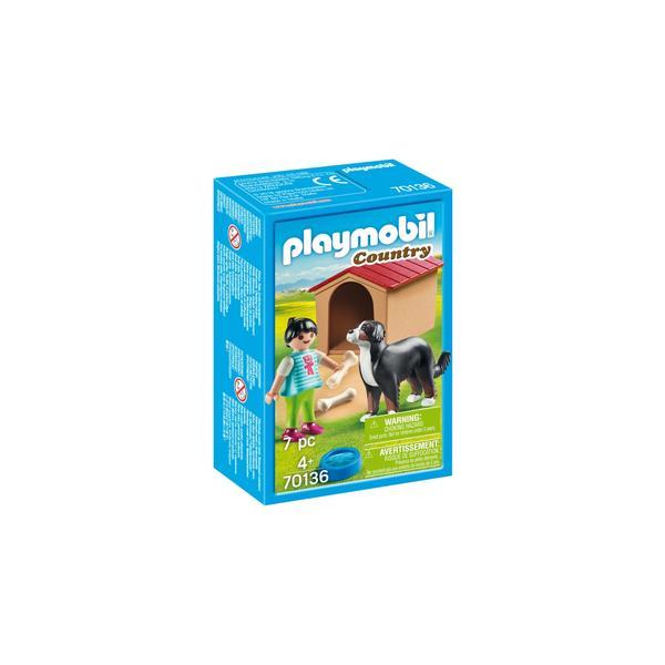 Playmobil country fetita cu catel si cusca