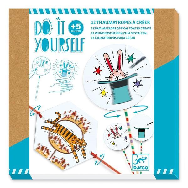 Creeaza taumatrop set diy djeco