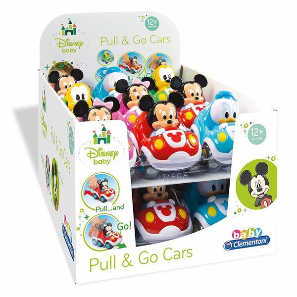 Masinute disney pull go clementoni