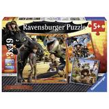 Puzzle Dragoni 3x49 piese Ravensburger