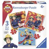 Puzzle pompierul Sam 25/36/49 piese Ravensburger