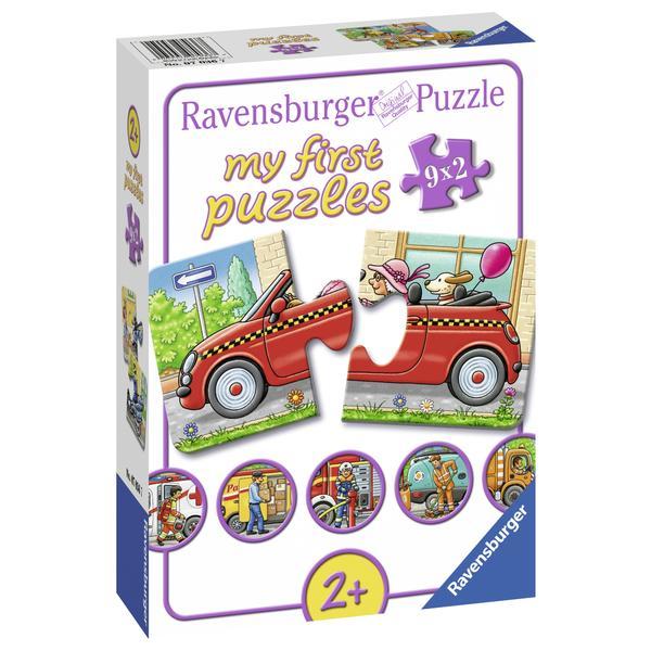 Puzzle vehicule 9x2 piese Ravensburger