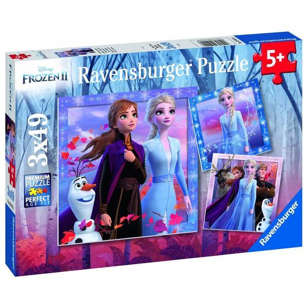 Puzzle frozen ii 3x49 piese ravensburger 