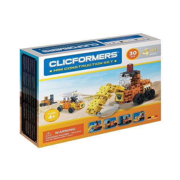 Set constructie clicformers mini set cu vehicule de santier clics toys