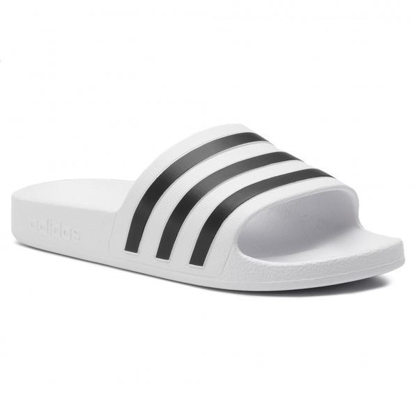Slapi unisex adidas adilette aqua f35539, 46, alb