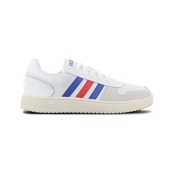 Pantofi sport barbati adidas hoops 2.0 fw8250, 43 1/3, alb