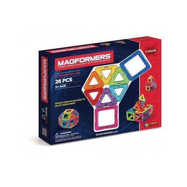 Set constructie magnetic Magformes 26 piese Cics Toys