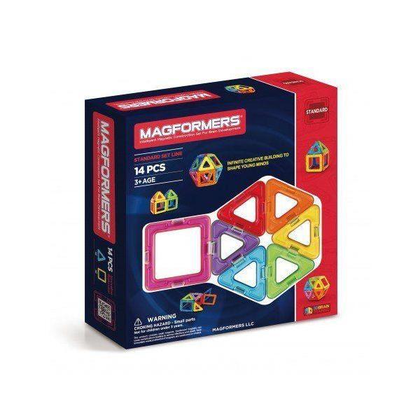 Set constructie magnetic Magformers 14 piese Clics Toys
