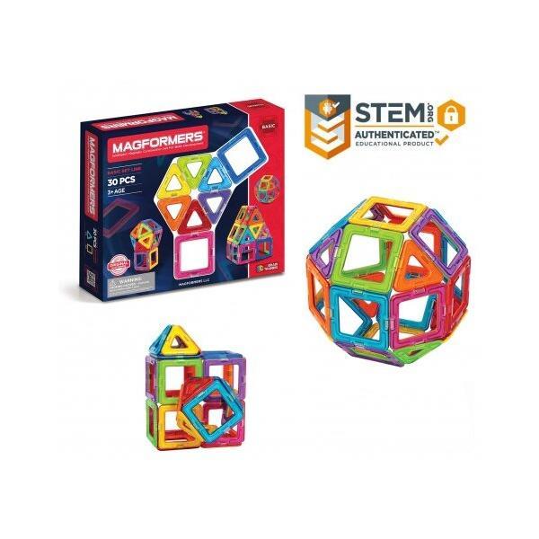 Set constructie magnetic Magformers 30 piese Clics Toys