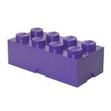 Cutie depozitare Lego 2x4 violet mediu