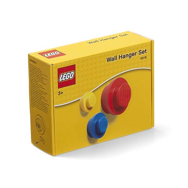 Cuier LEGO 3 culori rosu,galben,albastru