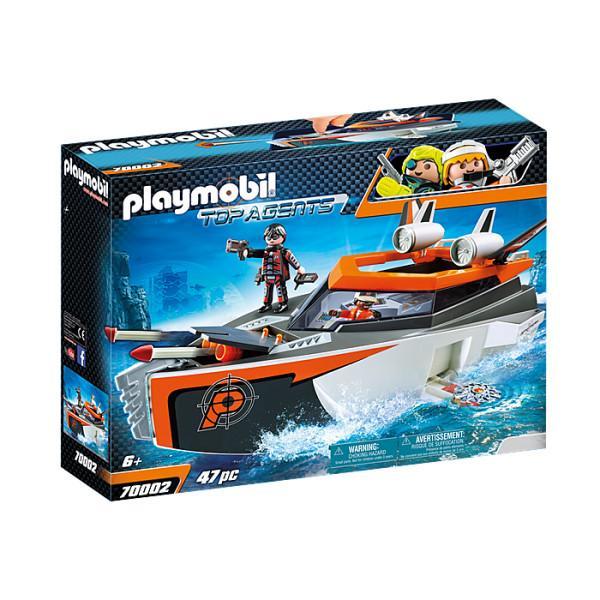 Playmobil Top Agents Echipa de spioni cu barca
