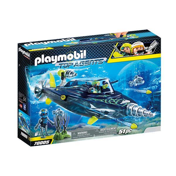 Playmobil Top Agents Echipa S.H.A.R.K. cu submarin
