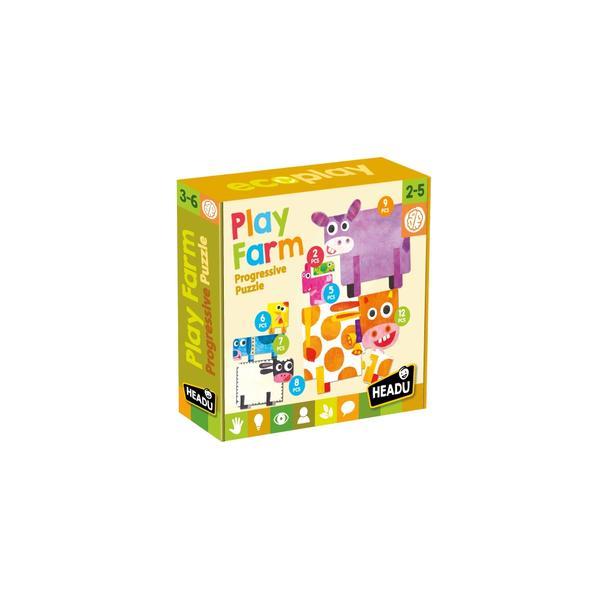 Puzzle progresiv ferma 46 piese headu