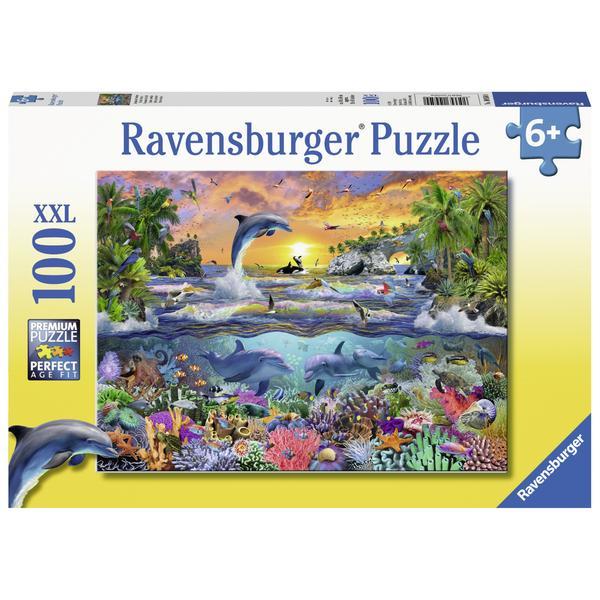 Puzzle paradis tropical 100 piese Ravensburger