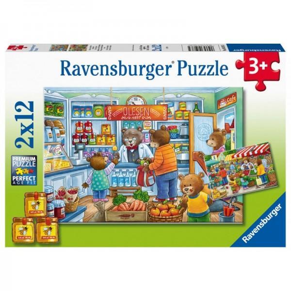Puzzle magazin alimentar 2x12 piese ravensburger 