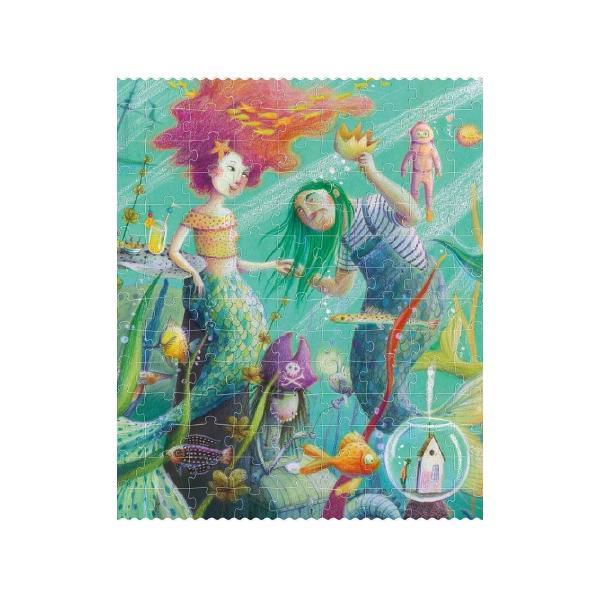 Puzzle Sirena cu sclipici 350 piese Londji