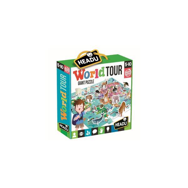 Puzzle turul lumii 108 piese headu