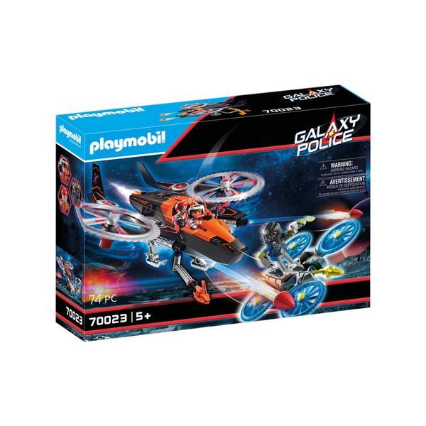 Playmobil galaxy police elicopterul piratilor galactici