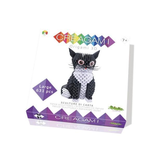 Creagami pisica origami 3d creativamente