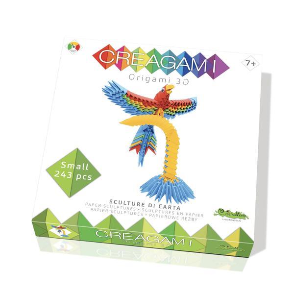 Creagami papagal origami 3d creativamente
