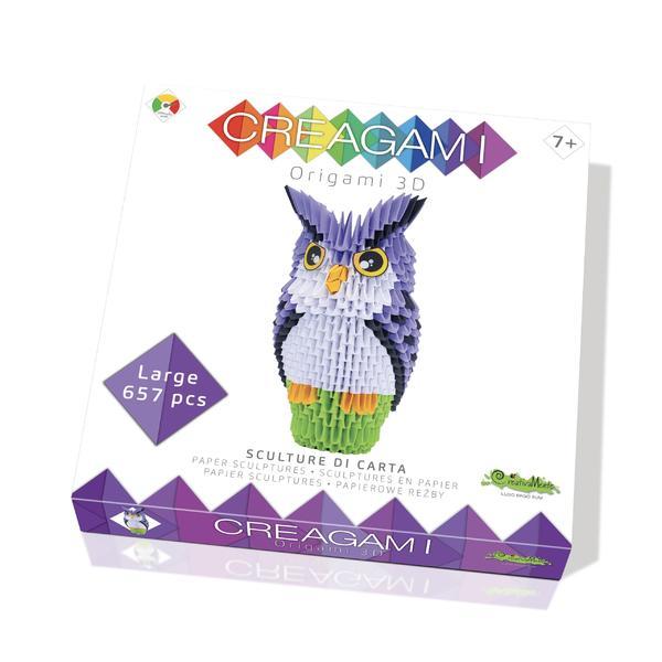 Creagami bufnita origami 3d creativamente