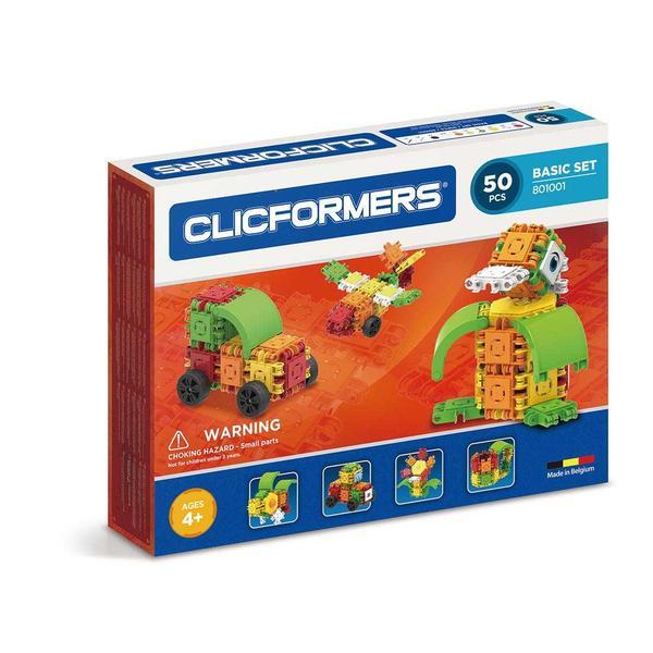 Set constructie Clicformers Basic 50 piese Clics Toys