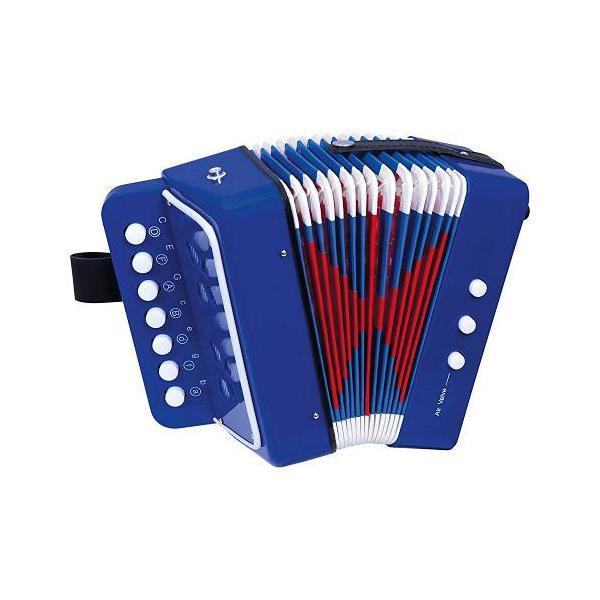 Acordeon albastru copii bino