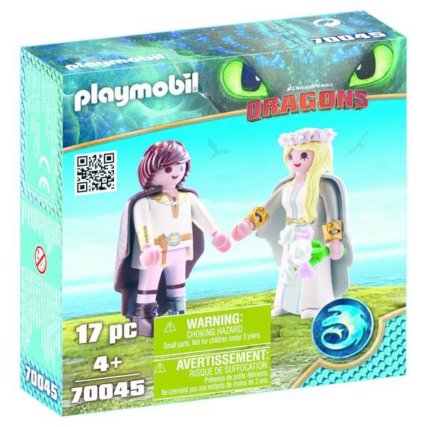 Playmobil dragons cuplul hiccup si astrid